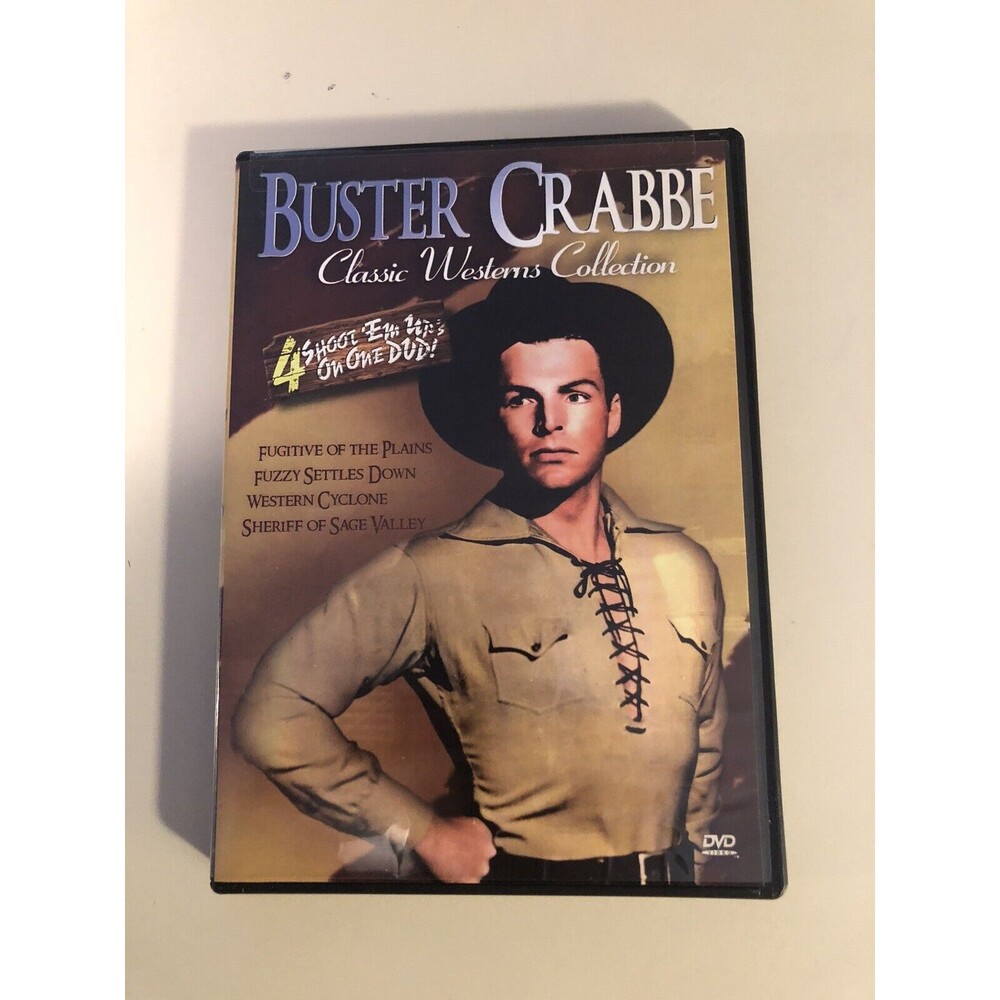 Buster Crabbe Classic Westerns‎ Collection (DVD, 1942, 4 films)
